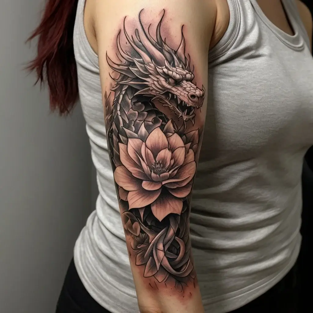 flower and dragon tattoo (58)