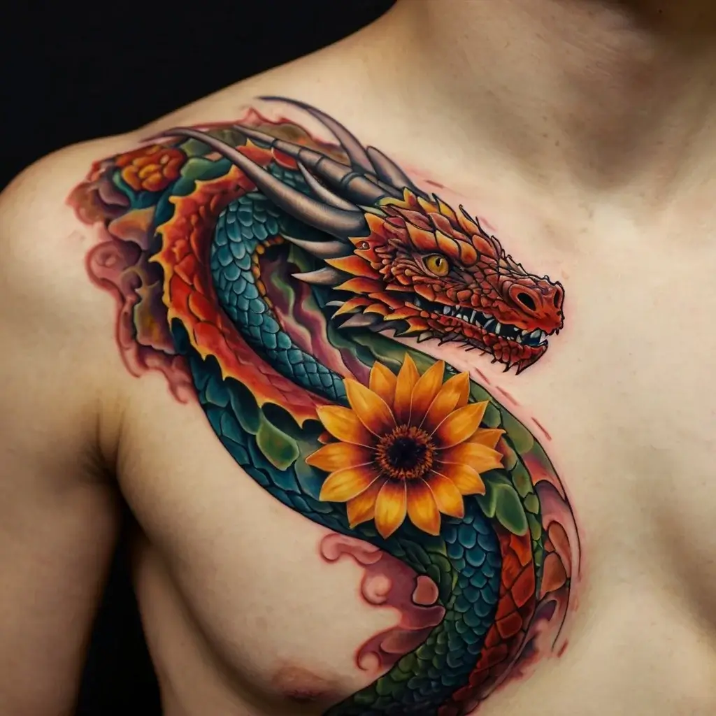 flower and dragon tattoo (59)