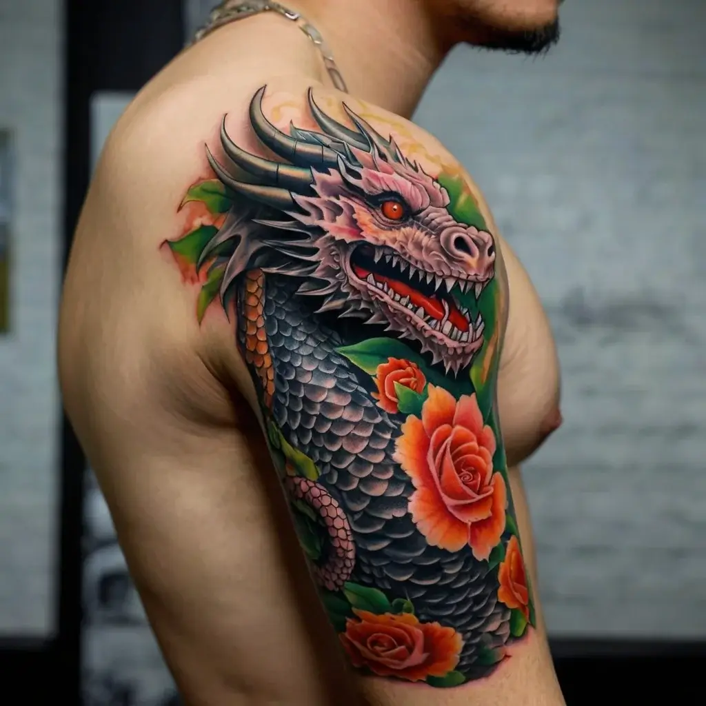 flower and dragon tattoo (62)