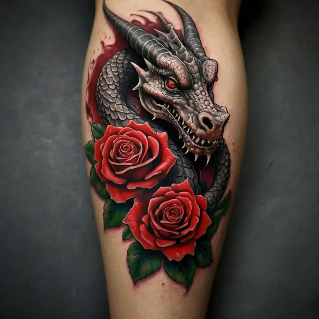 flower and dragon tattoo (67)