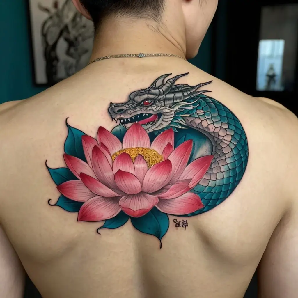 flower and dragon tattoo (69)