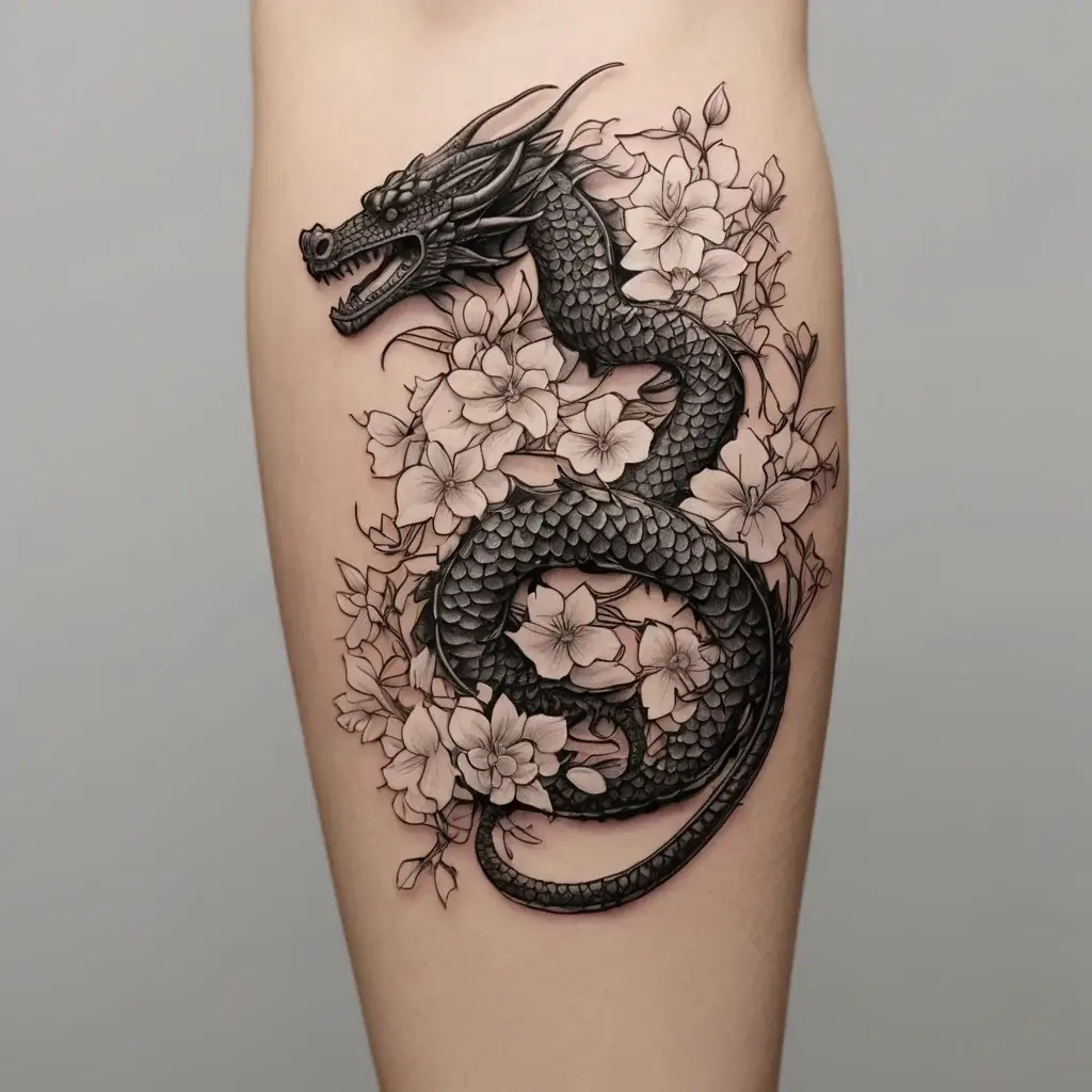 flower and dragon tattoo (73)