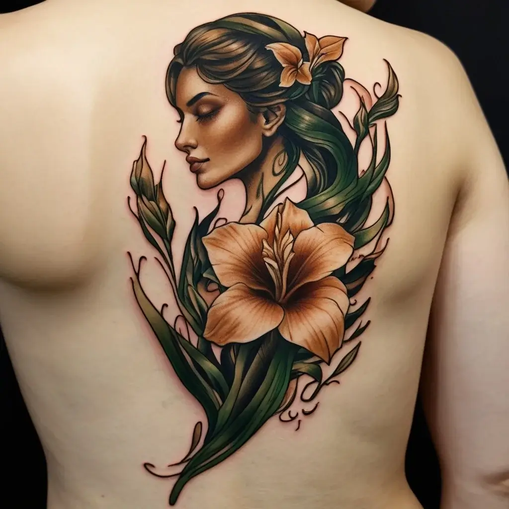 gladiolus tattoo (16)