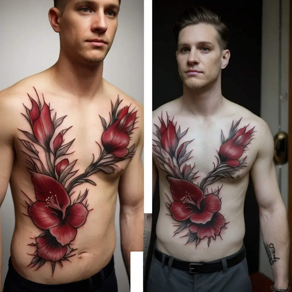 gladiolus tattoo (21)