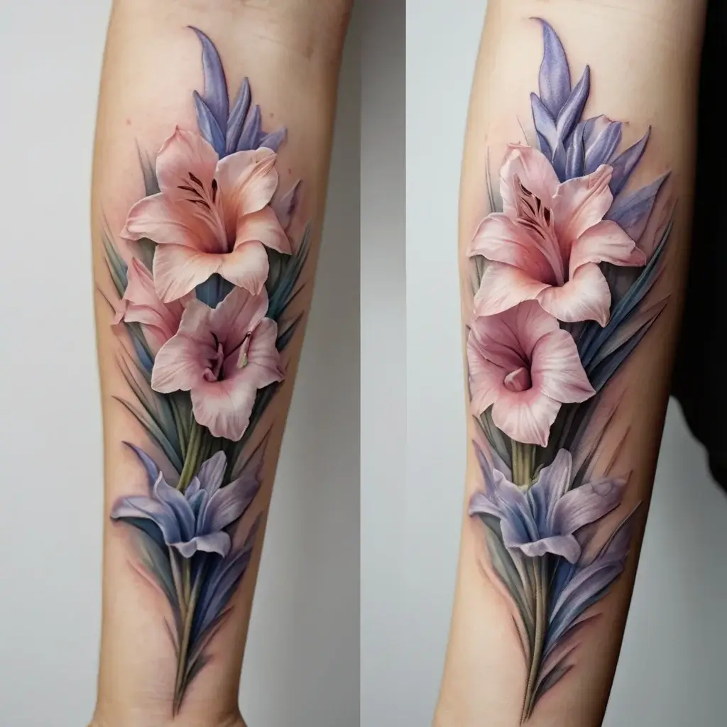 gladiolus tattoo (28)