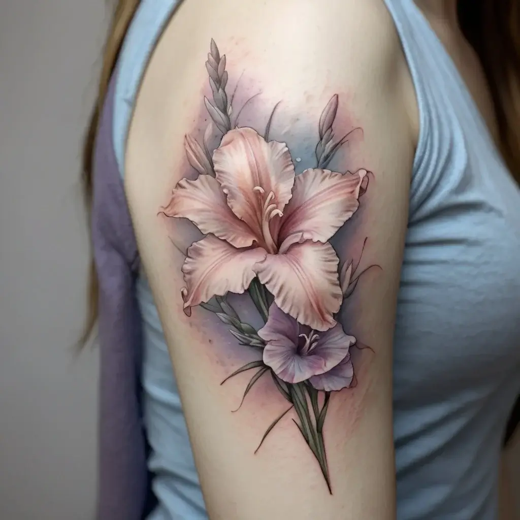 gladiolus tattoo (29)