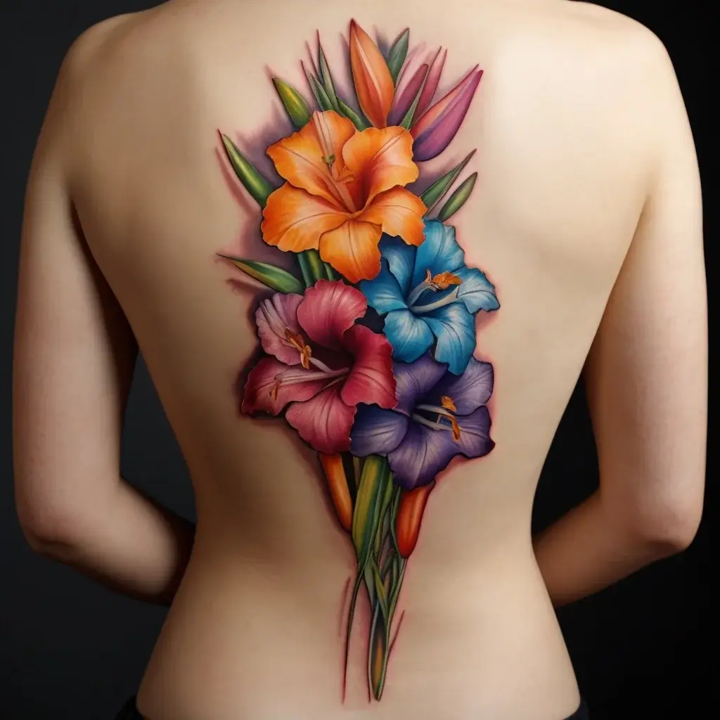 gladiolus tattoo (33)