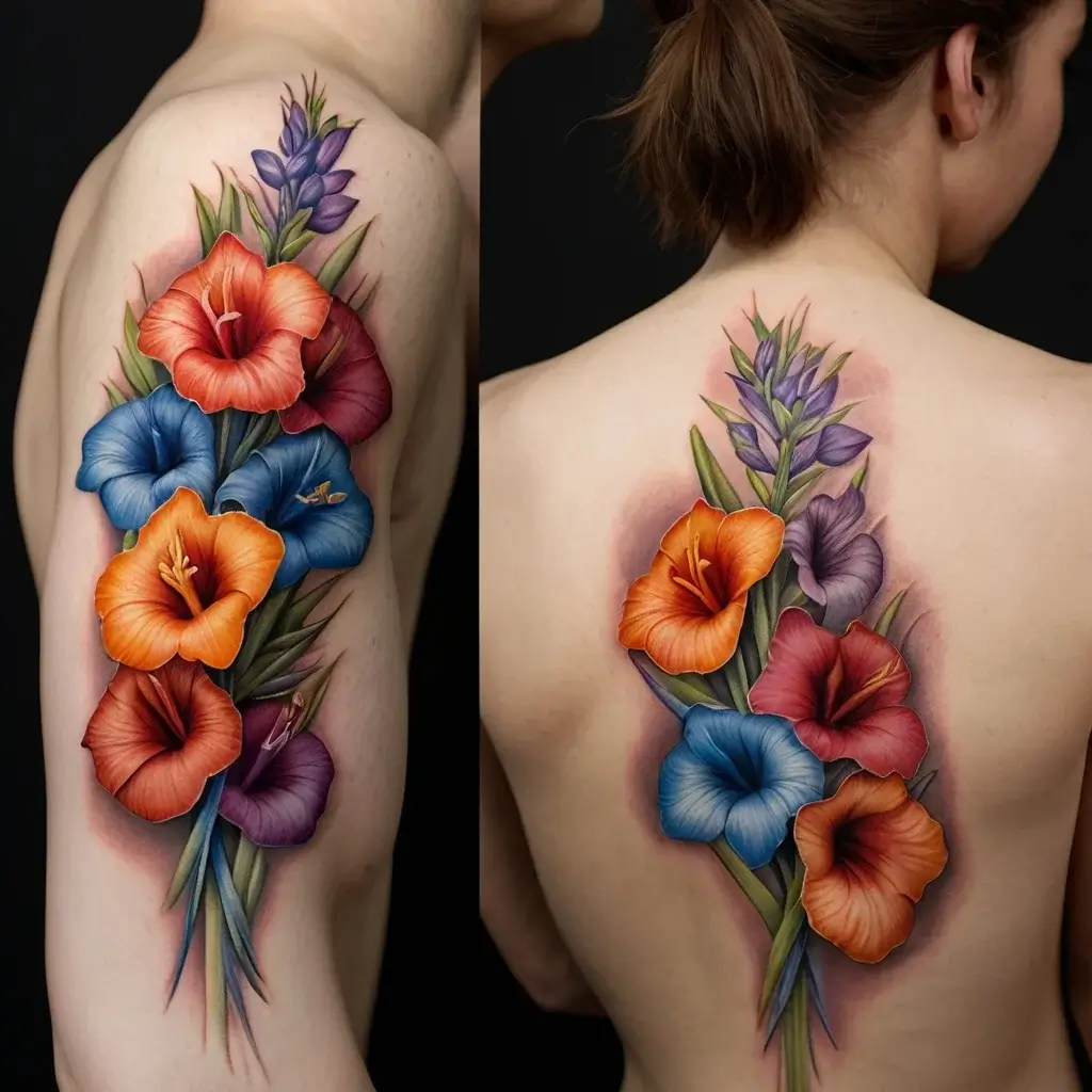 gladiolus tattoo (34)