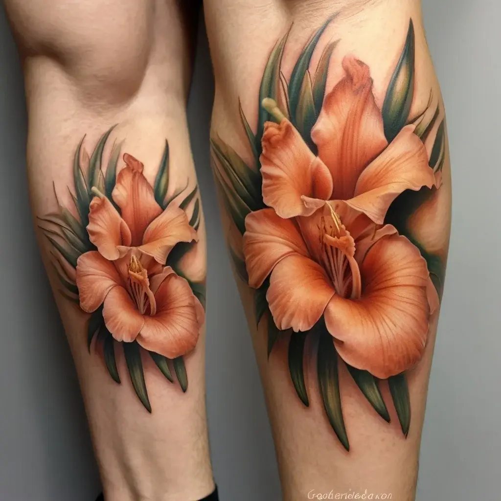 gladiolus tattoo (40)