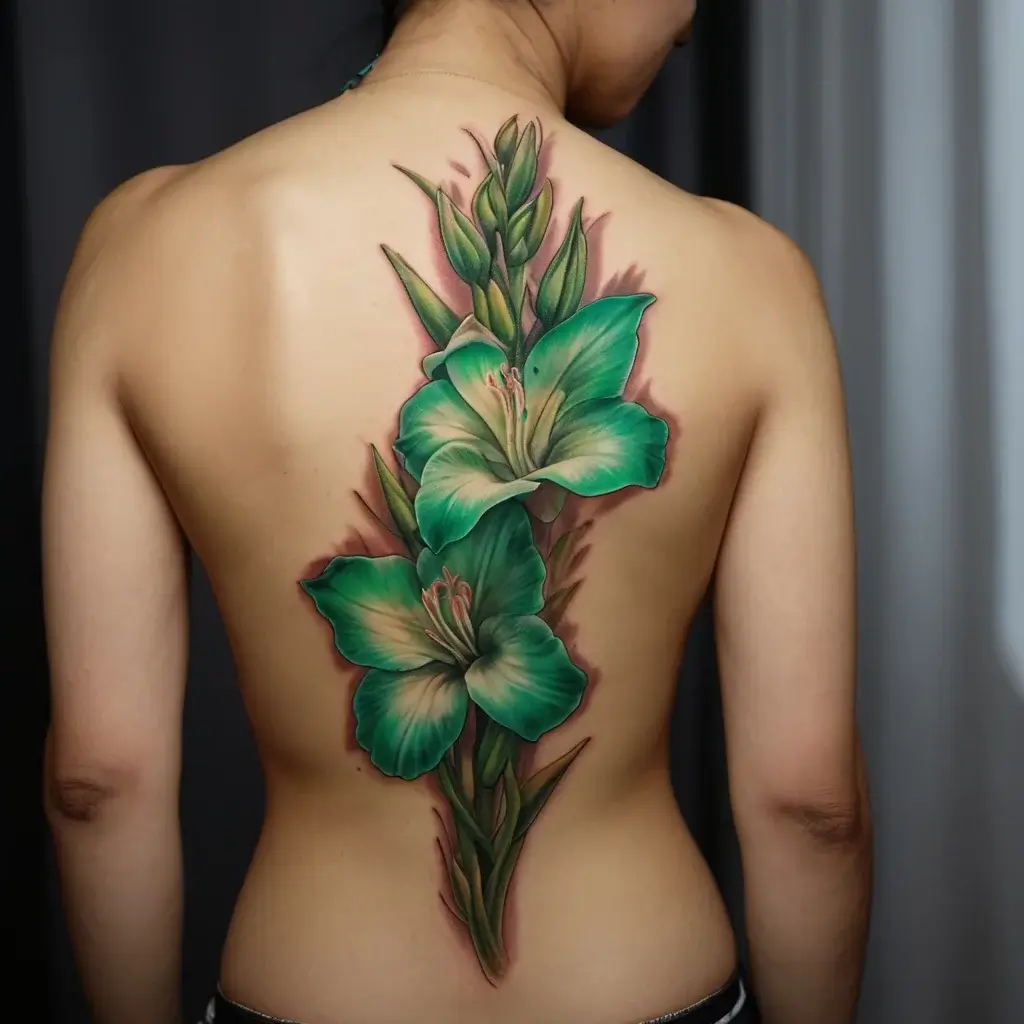 gladiolus tattoo (41)