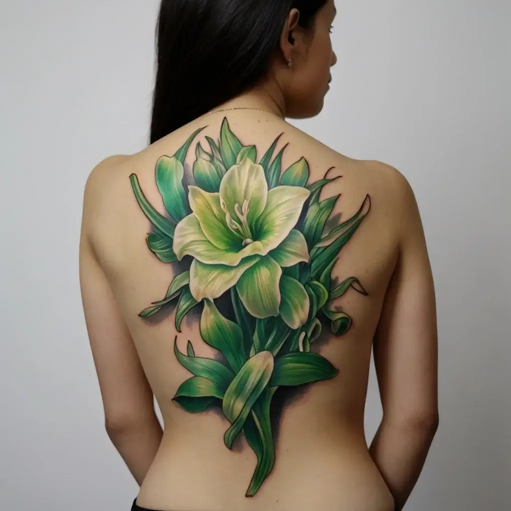 gladiolus tattoo (42)