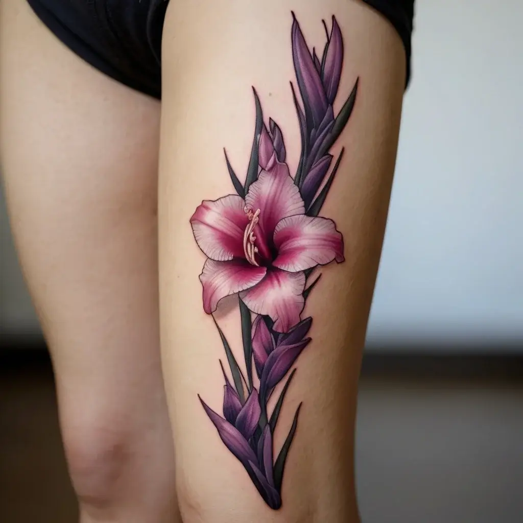 gladiolus tattoo (45)