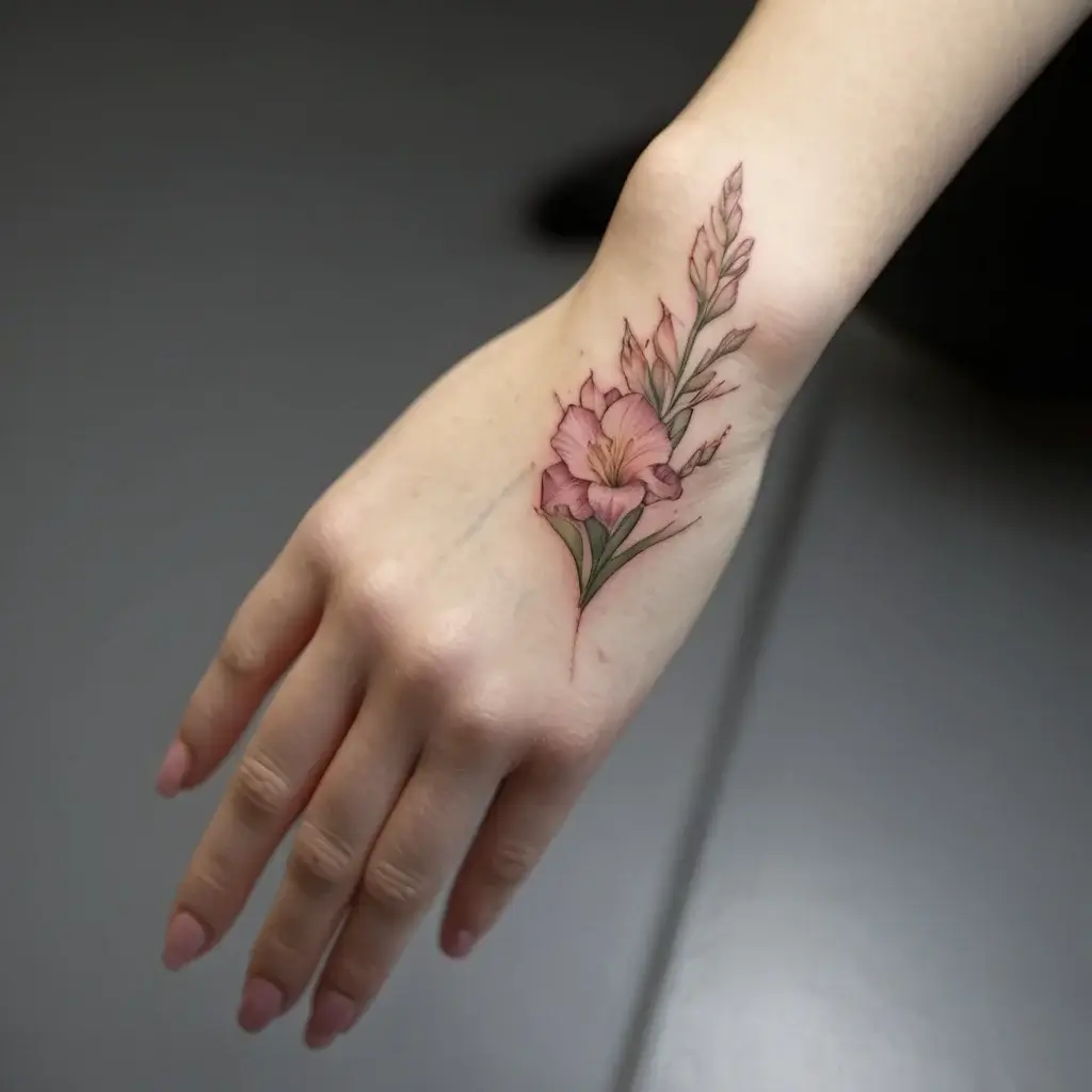 gladiolus tattoo (60)