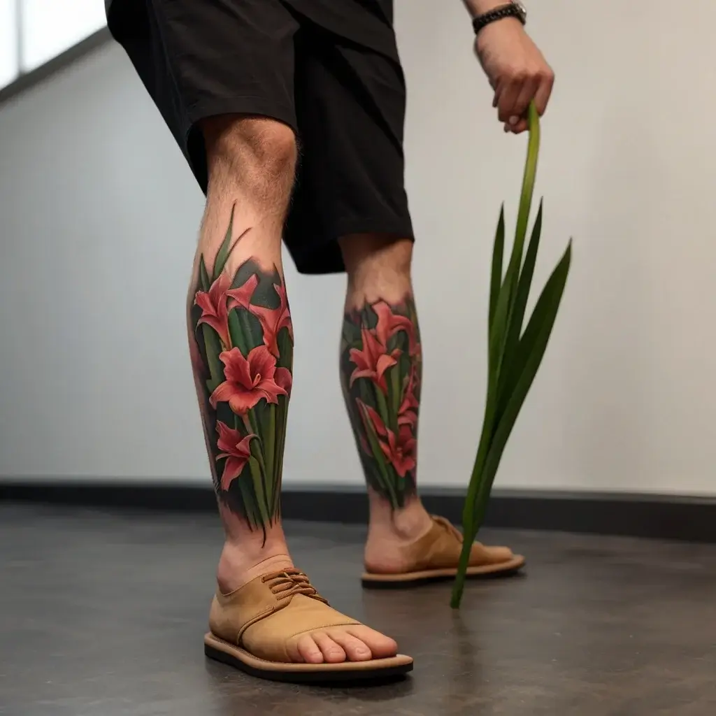 gladiolus tattoo (61)