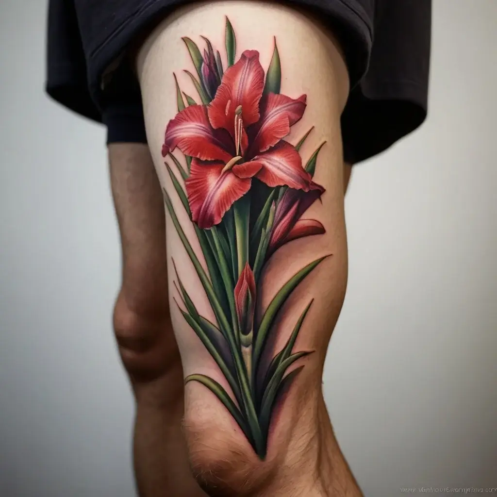 gladiolus tattoo (62)