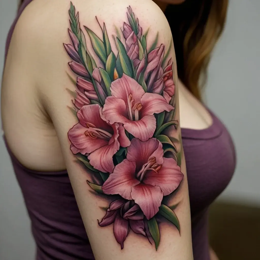 gladiolus tattoo (65)