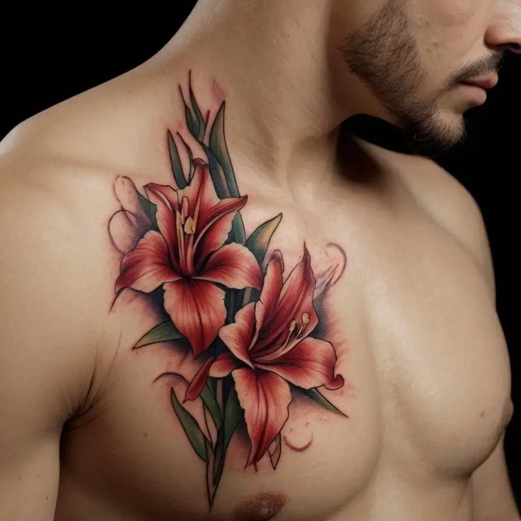 gladiolus tattoo (66)