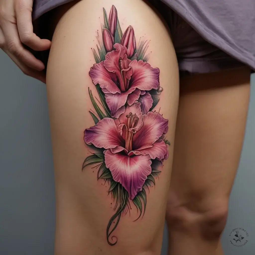 gladiolus tattoo (68)