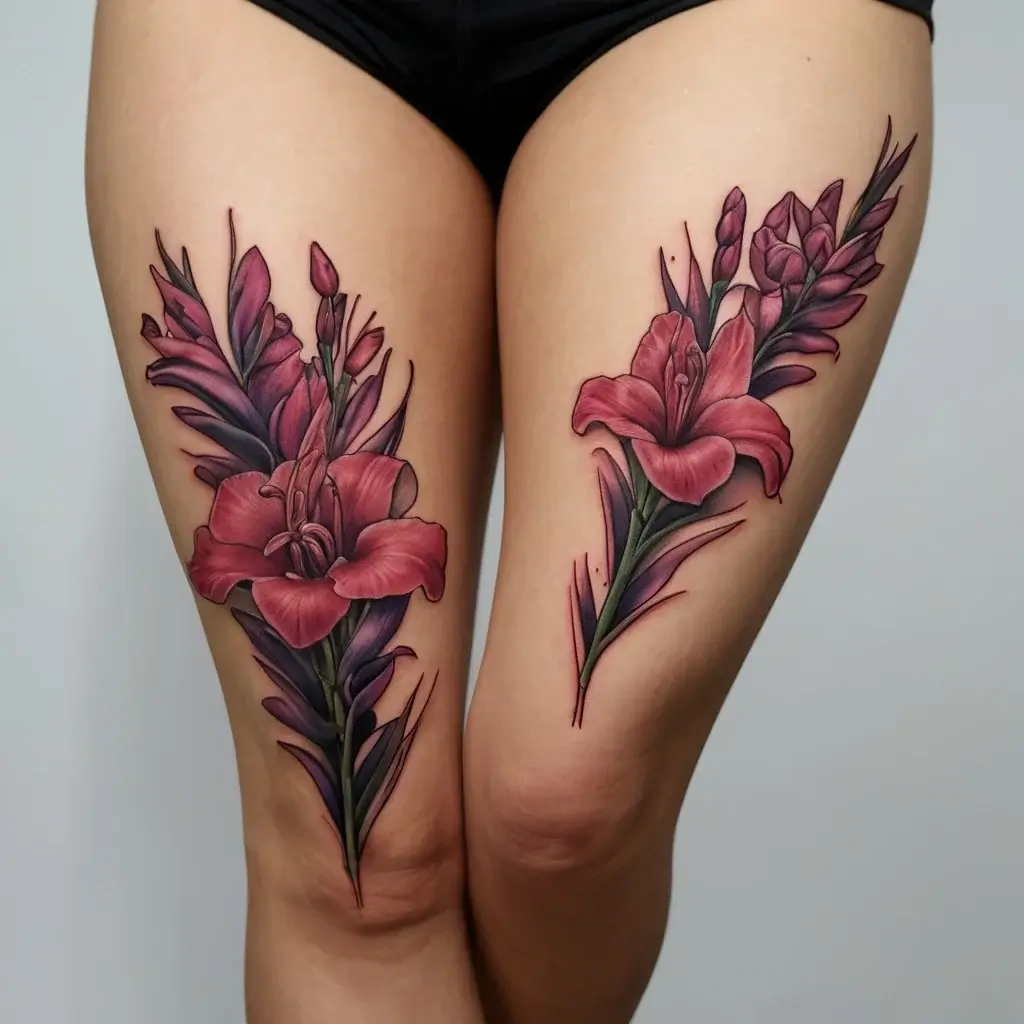 gladiolus tattoo (69)