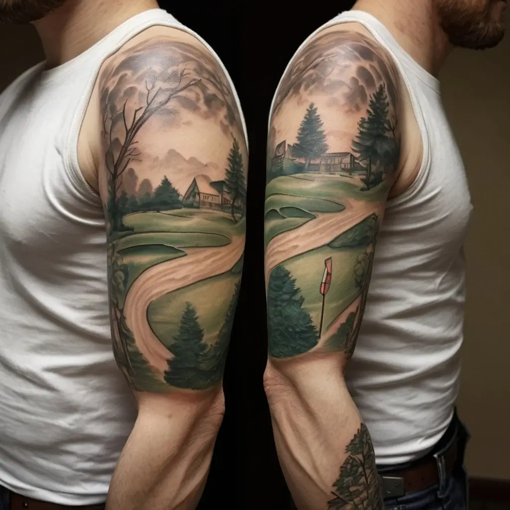 golf tattoo (43)