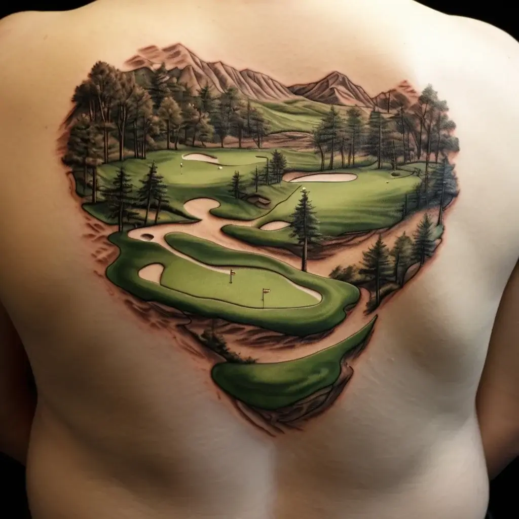 golf tattoo (50)