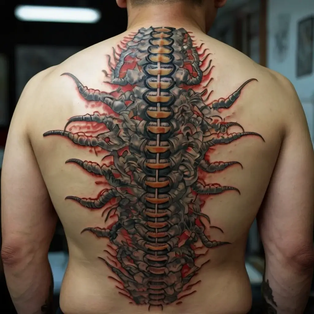 japanese centipede tattoo (101)