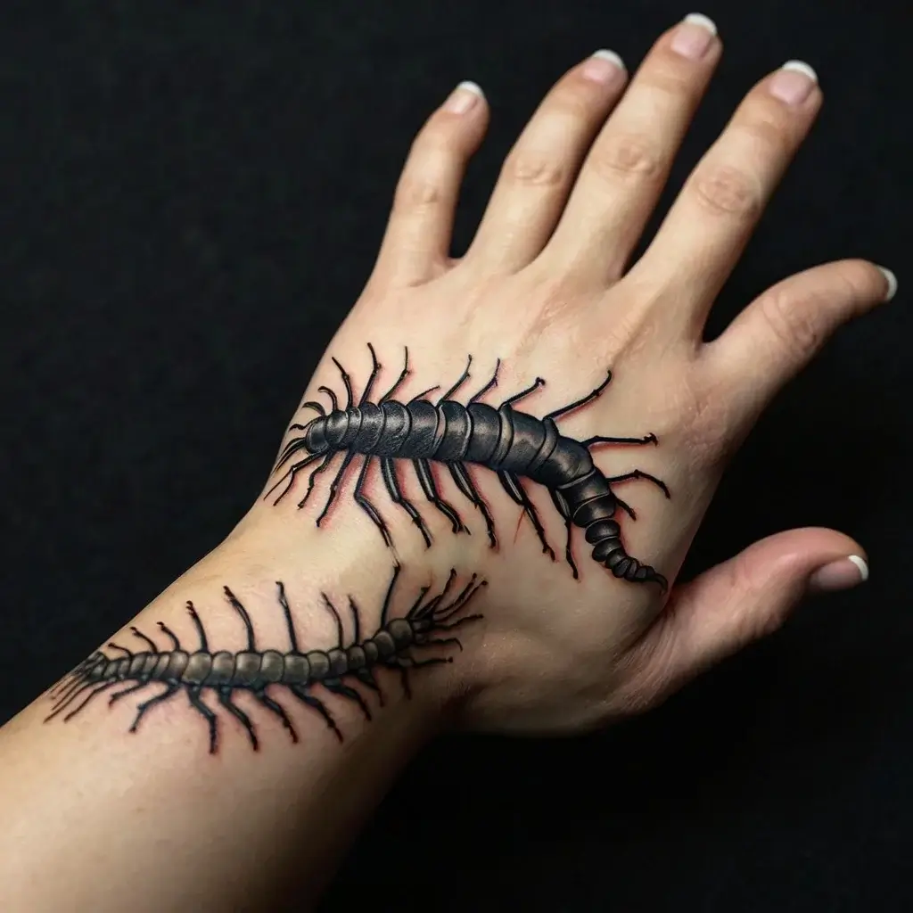 japanese centipede tattoo (104)