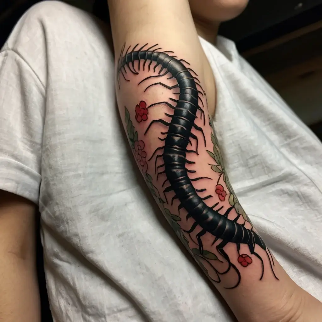 japanese centipede tattoo (55)