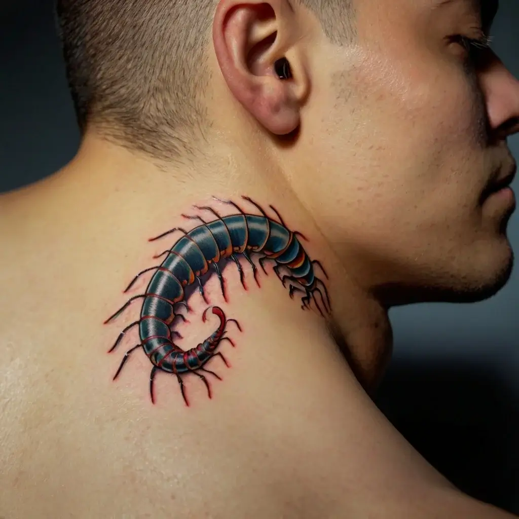 japanese centipede tattoo (58)