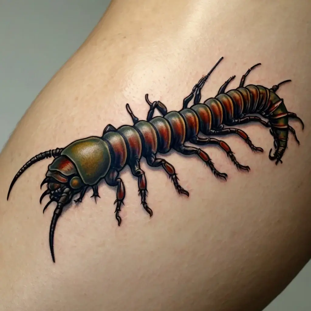 japanese centipede tattoo (60)