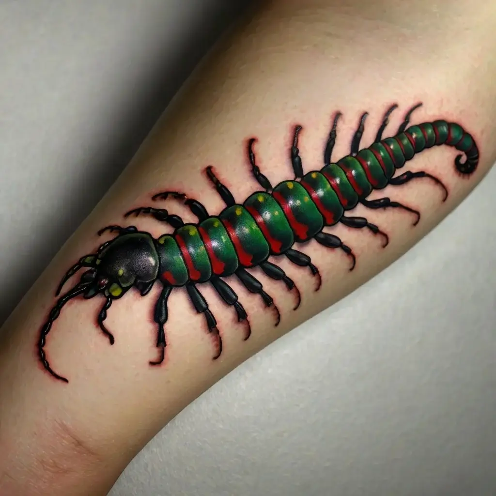 japanese centipede tattoo (70)