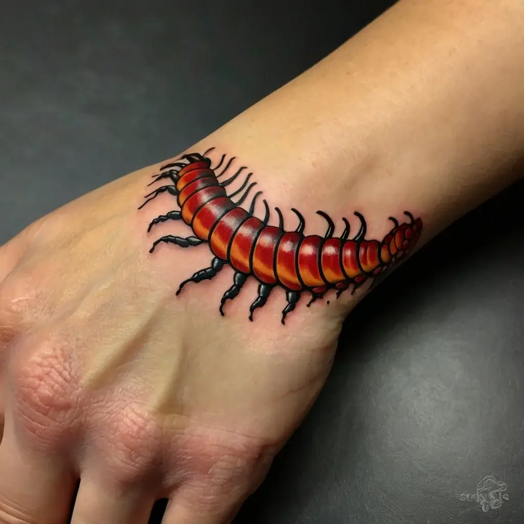 japanese centipede tattoo (72)