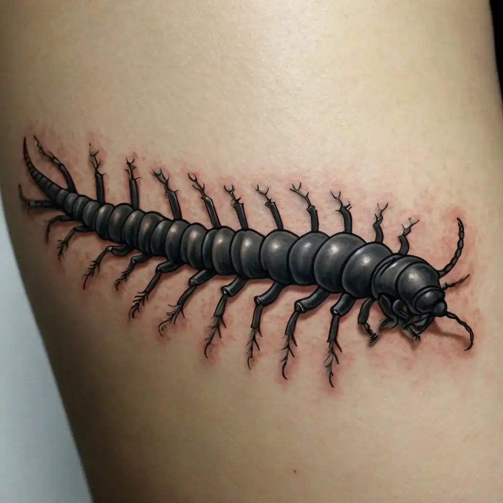 japanese centipede tattoo (73)