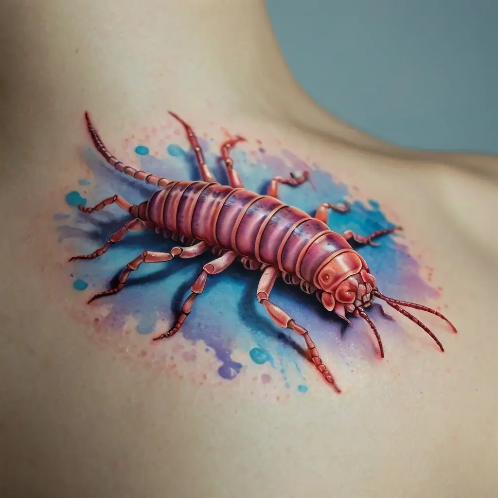 japanese centipede tattoo (74)