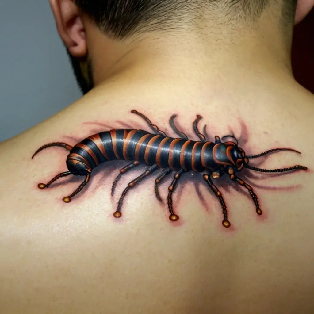 japanese centipede tattoo (75)