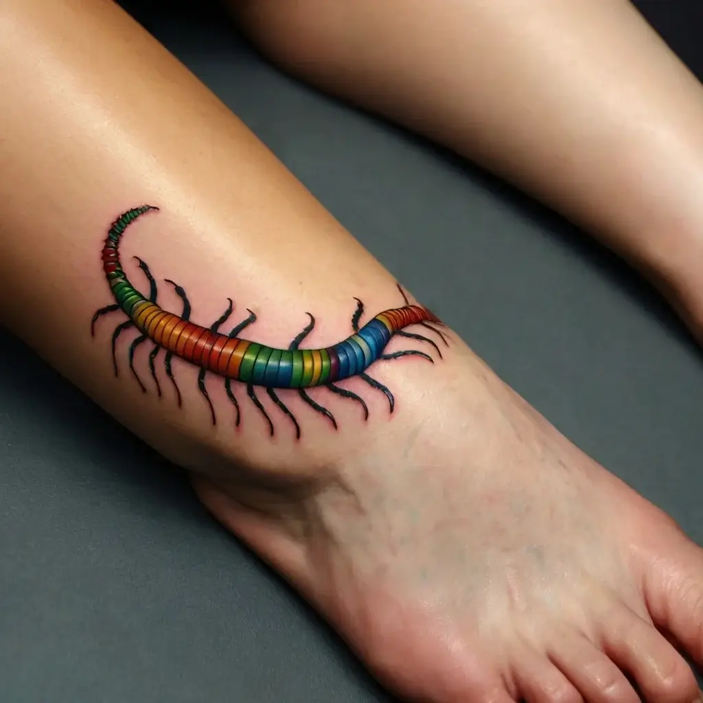 japanese centipede tattoo (75)