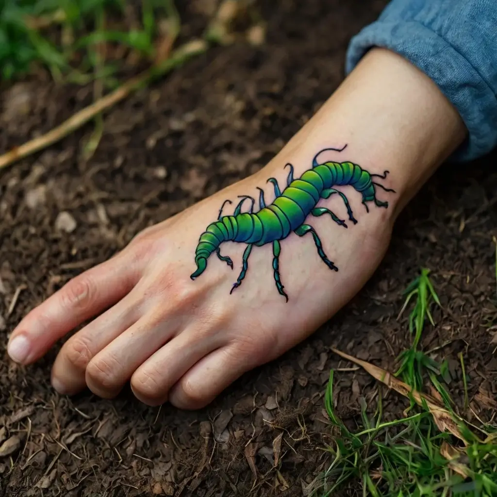 japanese centipede tattoo (76)