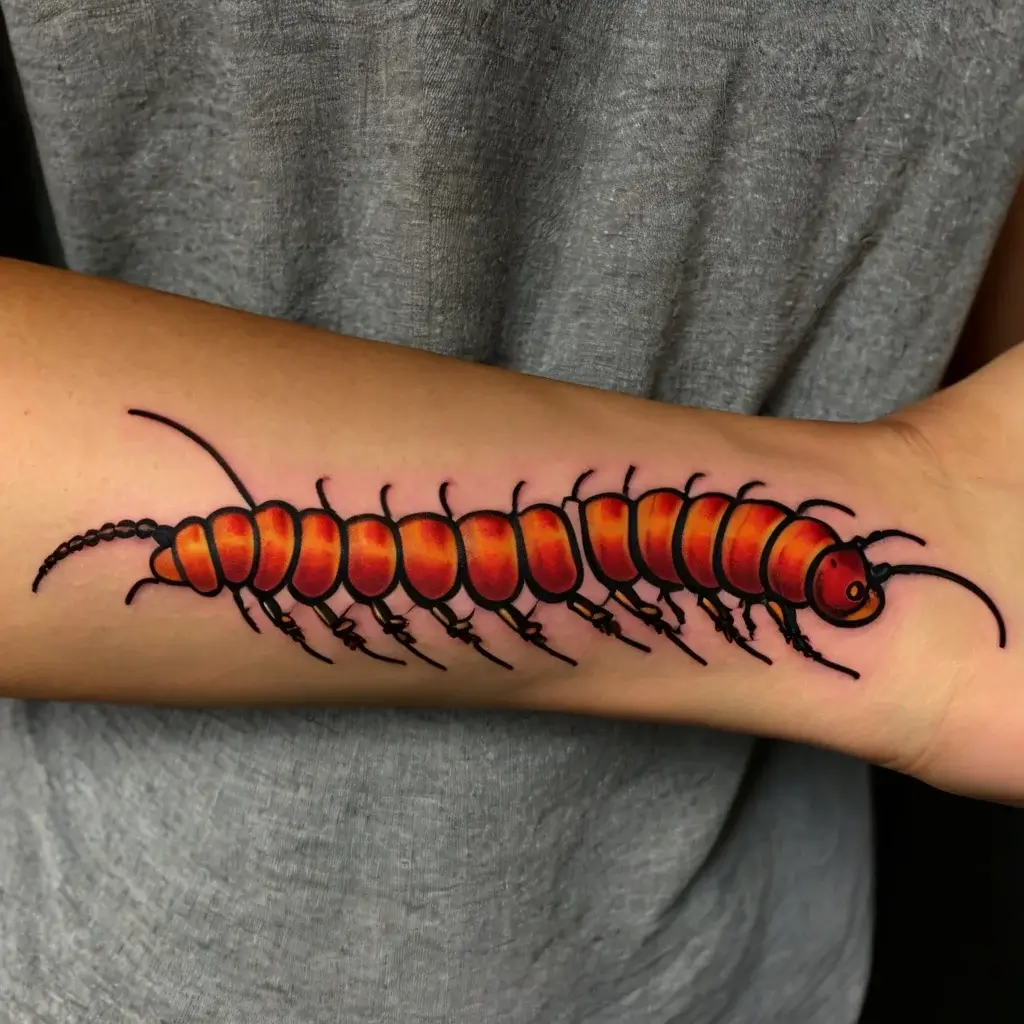 japanese centipede tattoo (77)