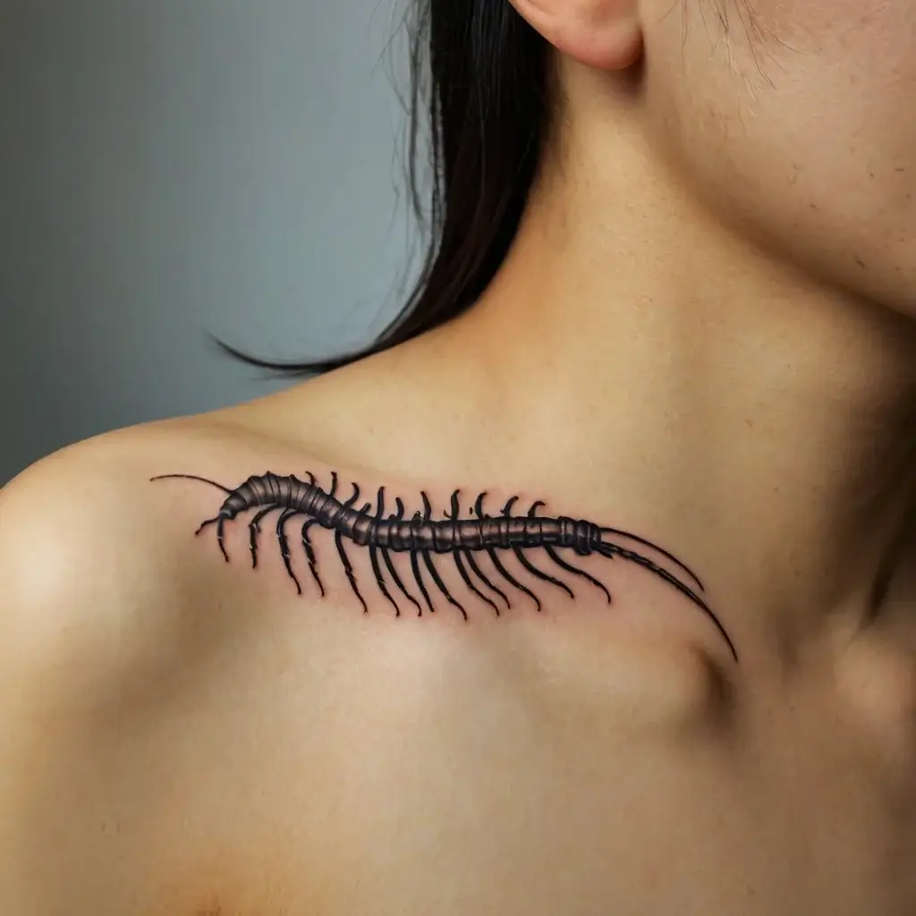 japanese centipede tattoo (80)