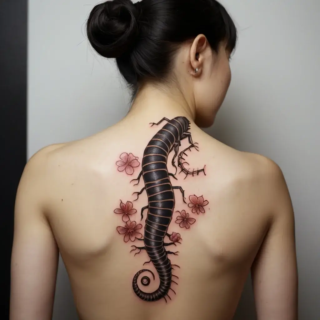 japanese centipede tattoo (81)