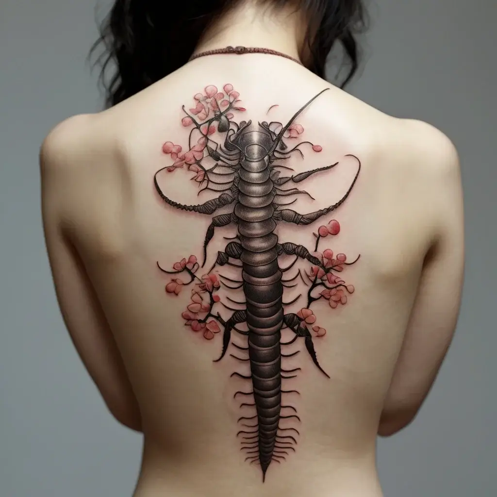 japanese centipede tattoo (82)