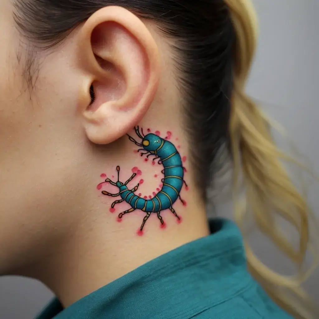 japanese centipede tattoo (83)