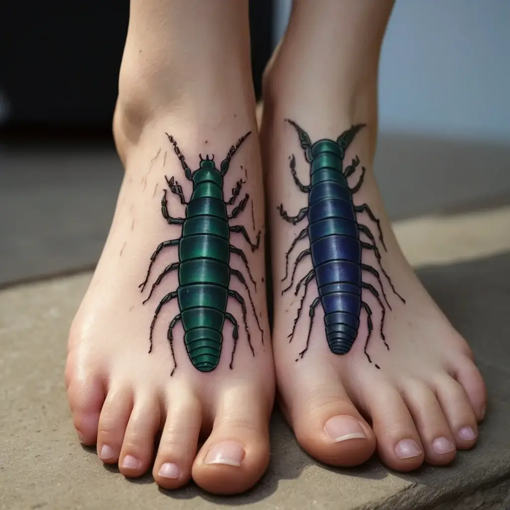 japanese centipede tattoo (84)