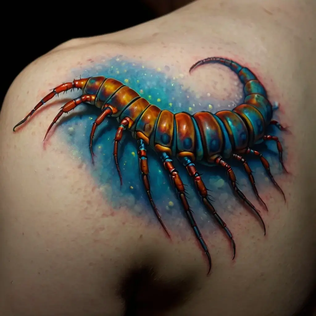 japanese centipede tattoo (85)