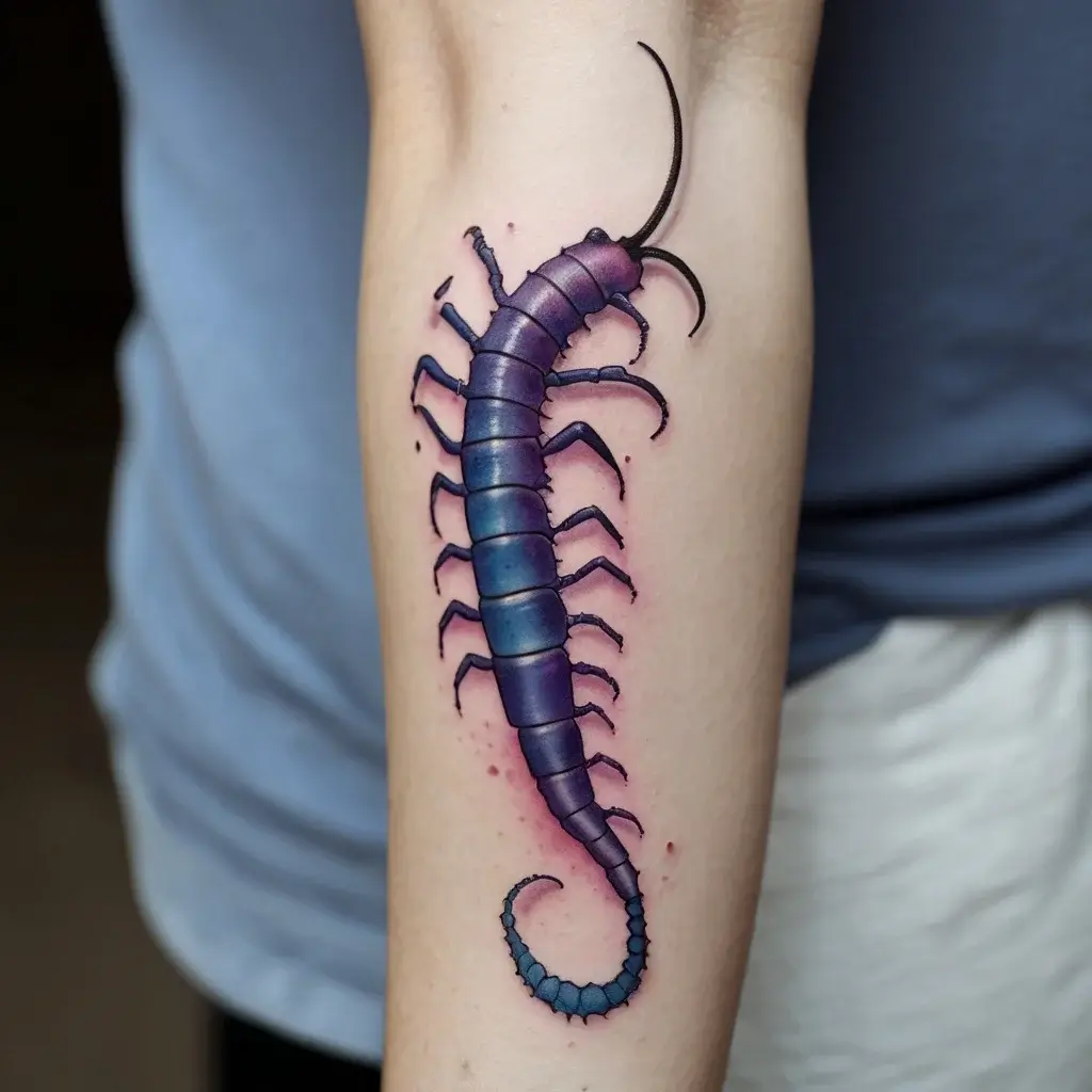 japanese centipede tattoo (86)