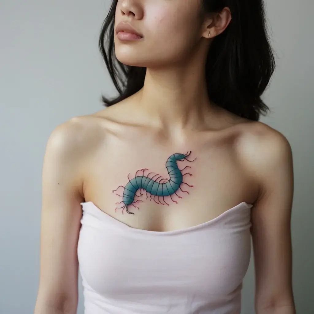 japanese centipede tattoo (87)