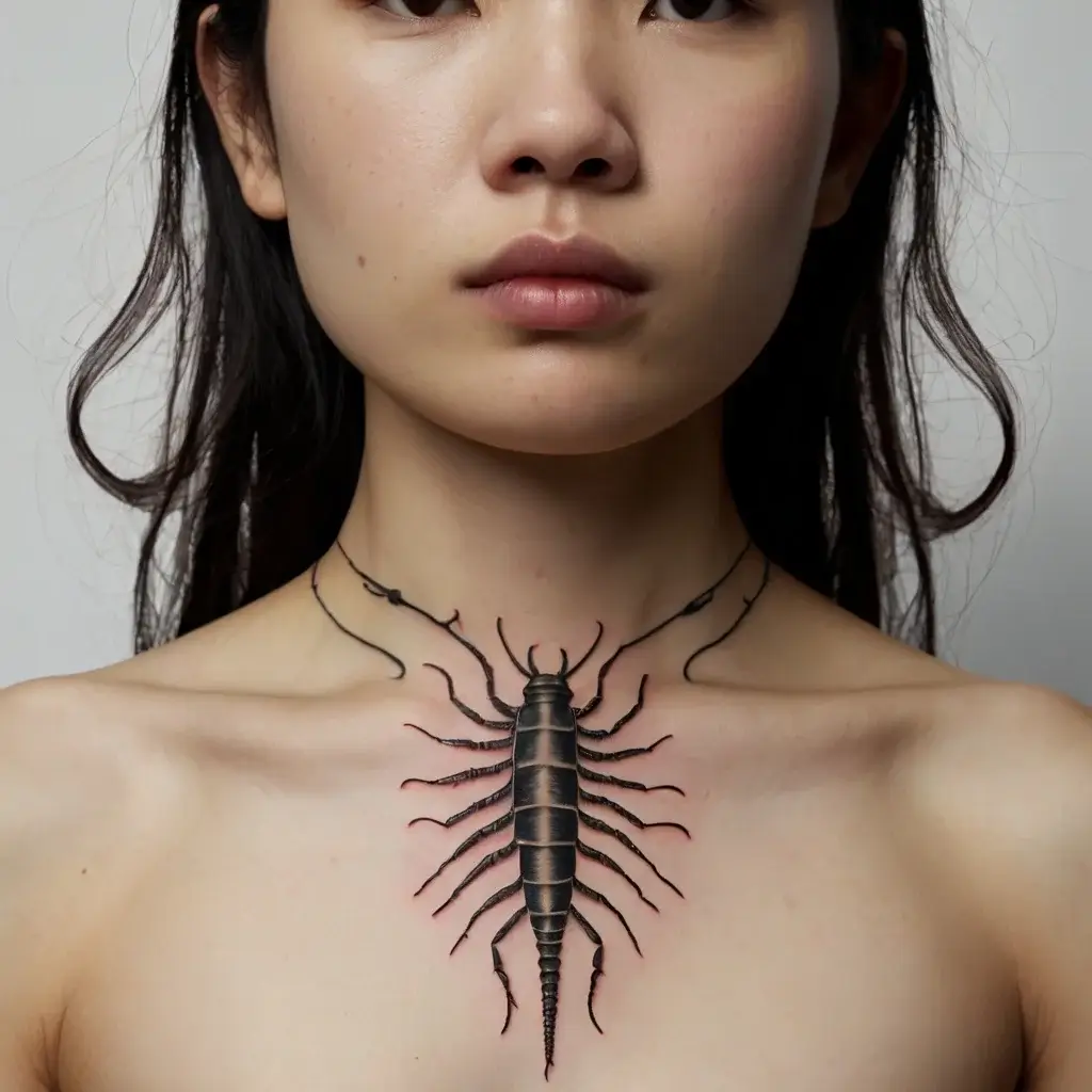 japanese centipede tattoo (88)