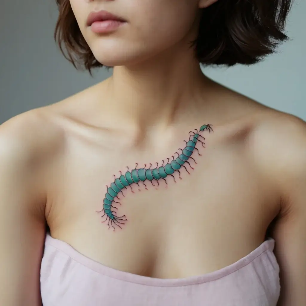 japanese centipede tattoo (88)