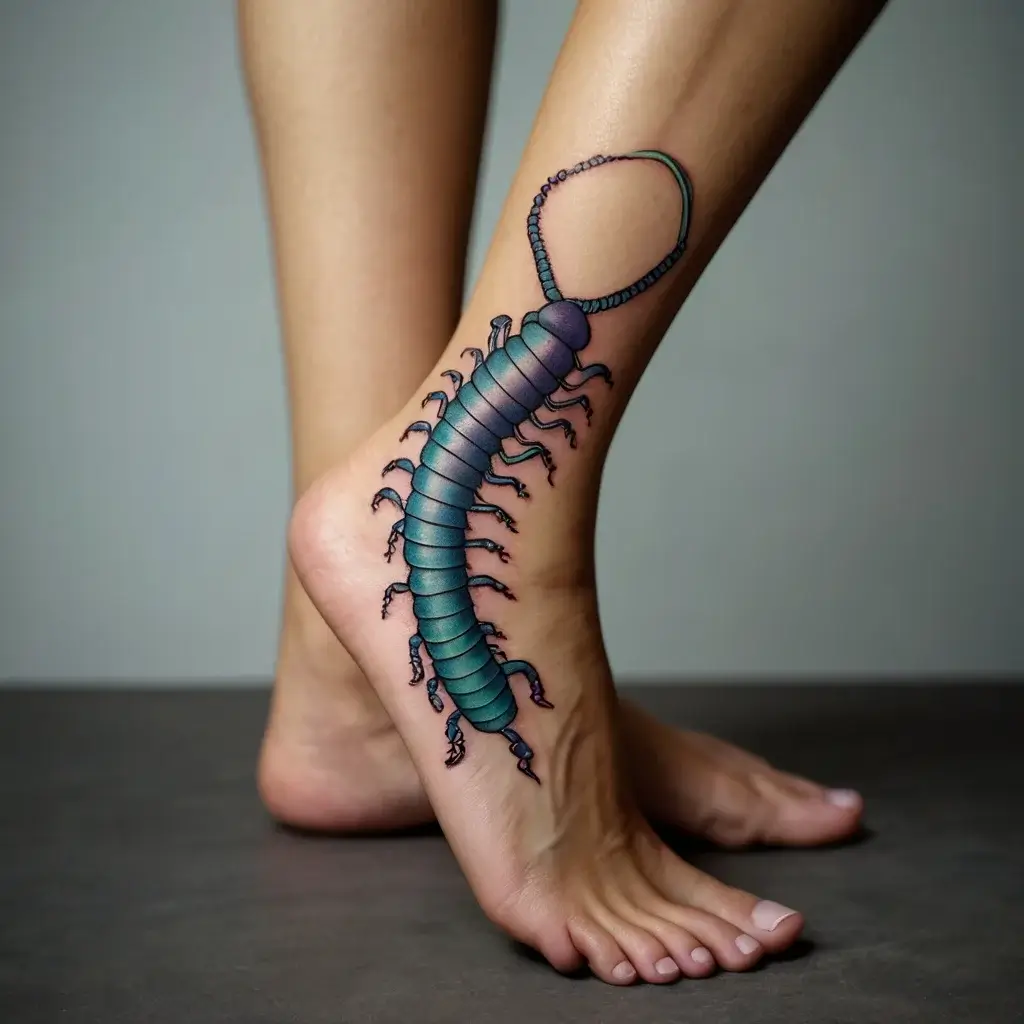 japanese centipede tattoo (89)