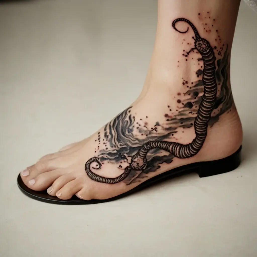 japanese centipede tattoo (90)